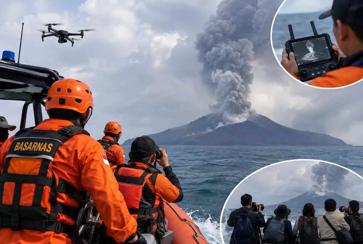 Lima Jurnalis Hilang Saat Liput Erupsi Anak Krakatau