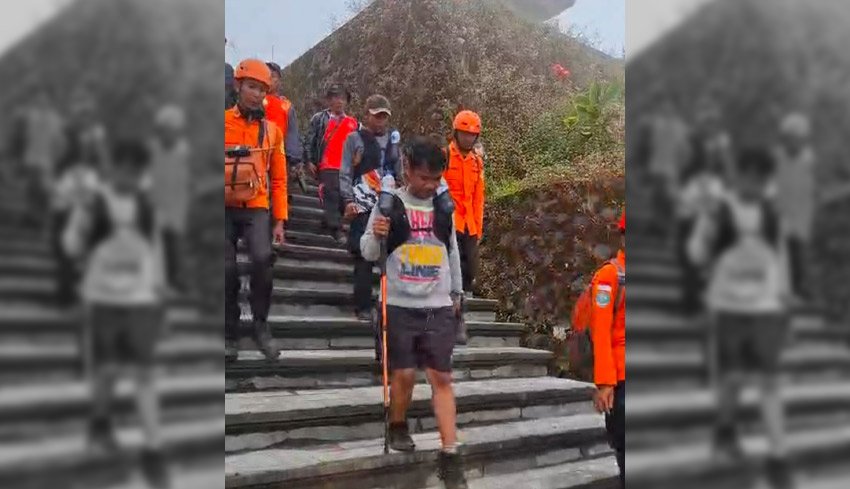 Dua Pendaki Ditemukan Selamat di Hutan Gunung Agung
