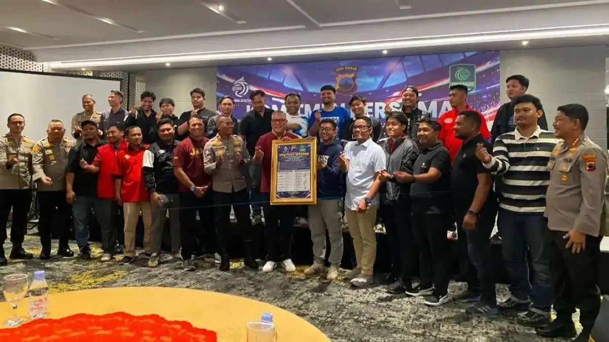 Kesepakatan Polda Jateng dan DPP Panser Biru untuk Sepak Bola Aman