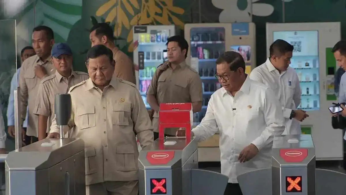 Pengakuan Prabowo atas Kinerja Pramono Anung dalam Peresmian Transportasi Jakarta