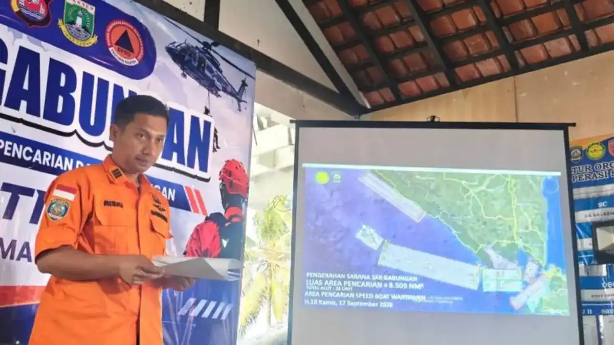 Upaya Pencarian Jurnalis Hilang di Selat Sunda Diperluas