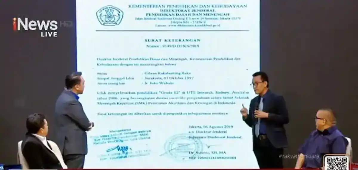 Pendapat Ahli Tentang Penerbitan Suket Ijazah Gibran