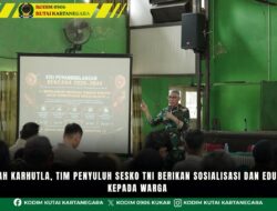 Cegah Karhutla, Tim Penyuluh Sesko TNI Berikan Sosialisasi dan Edukasi kepada Warga