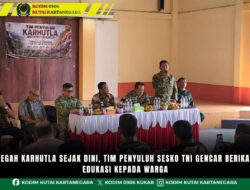 Cegah Karhutla Sejak Dini, Tim Penyuluh Sesko TNI Gencar Berikan Edukasi kepada Warga