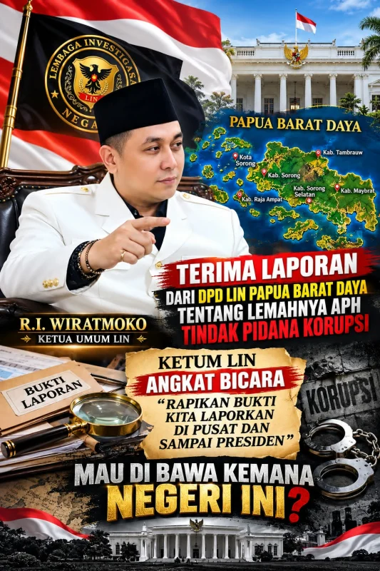 Temuan BPK 2023–2025 Jadi Perhatian, DPP Lembaga Investigasi Negara Dorong APH Perkuat Pengusutan