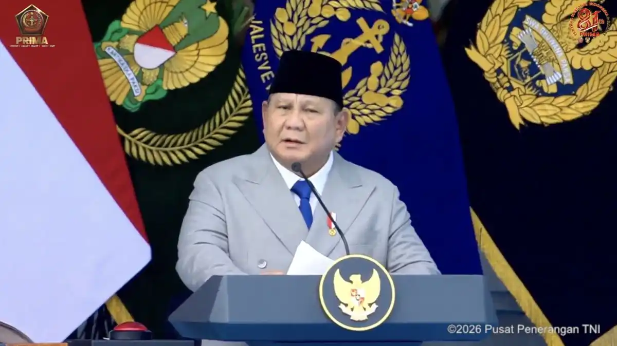 Prabowo Tegaskan TNI Harus Selalu Berada di Tengah Rakyat