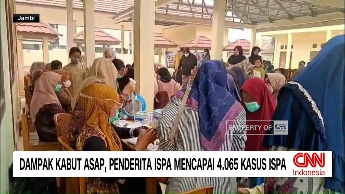 Paparan Kabut Karhutla Picu Lonjakan ISPA di Jambi dan Palembang