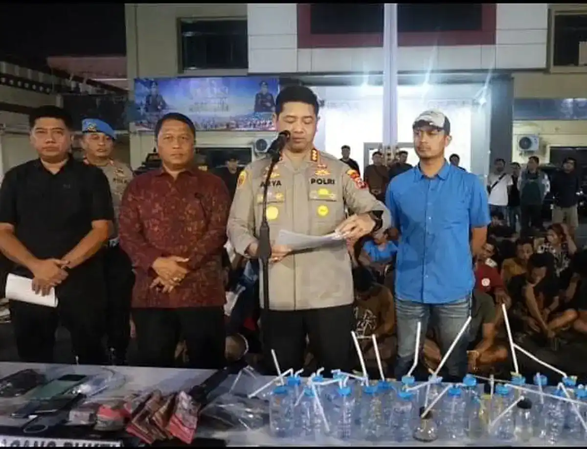 Penggerebekan Kampung Borta Makassar Amankan 104 Orang, 98 Positif Narkotika