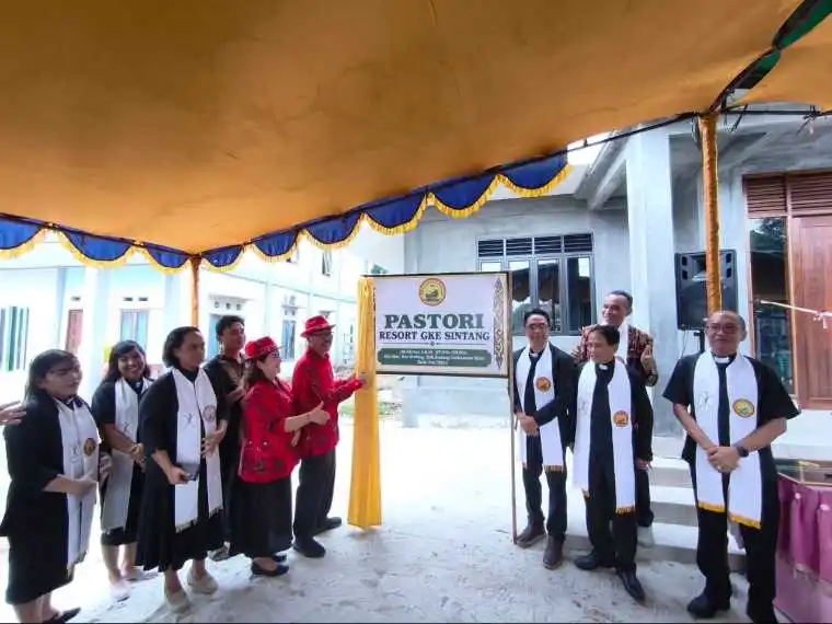 Pastori Resort GKE Sintang Diresmikan, Kartiyus Tekankan Perawatan Aset Gereja