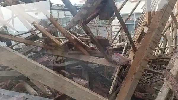 Empat Ruang SDN 3 Cihirup Kuningan Roboh, Kegiatan Belajar Terkendala