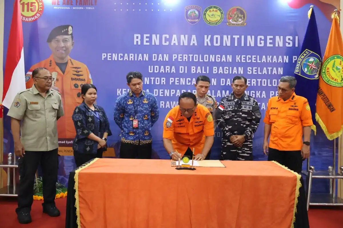 Basarnas Bali Siapkan Koordinasi Penanganan Kecelakaan Pesawat