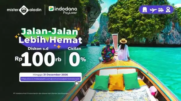 Promo PayLater untuk Memesan Beragam Kebutuhan Liburan