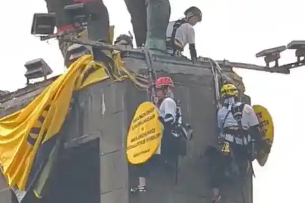 Enam Aktivis Greenpeace Kembali ke Rumah Setelah Diamankan di Jakarta
