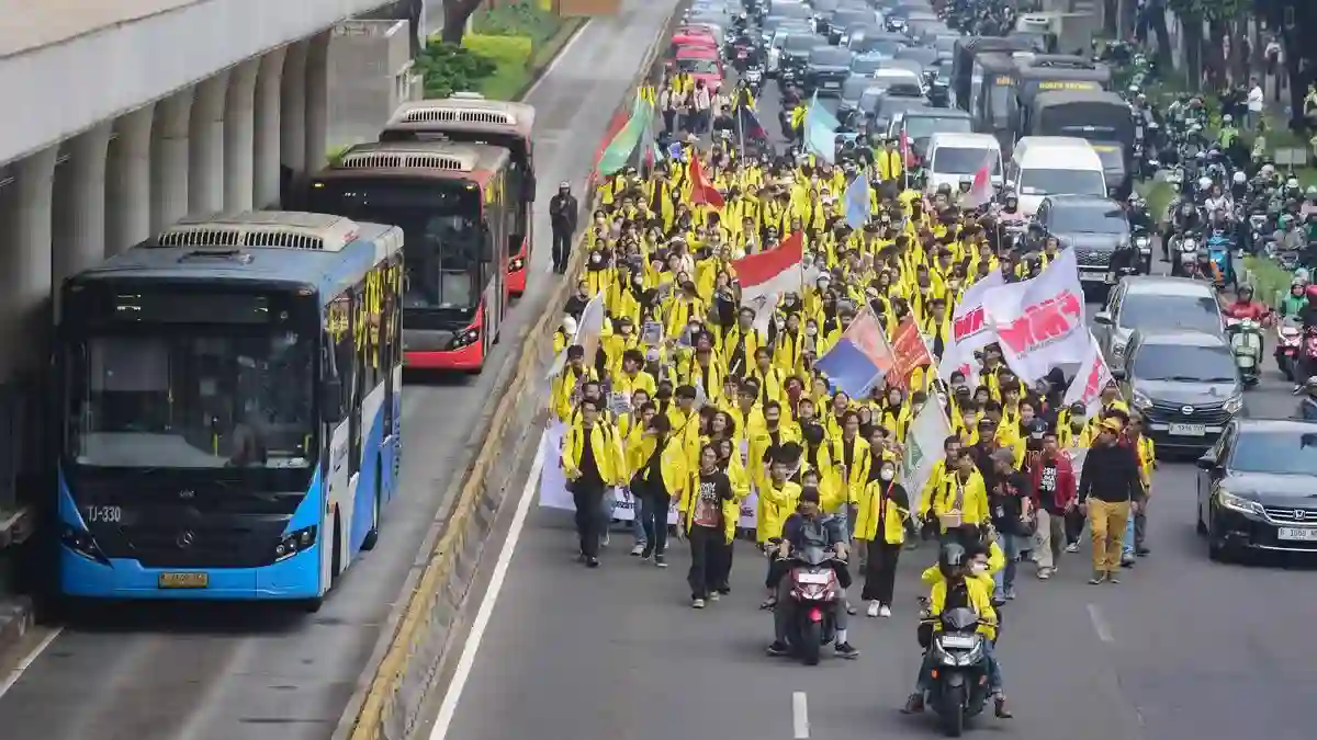 Aksi BEM UI di Bundaran HI, Ini Tuntutan Mahasiswa dan Antisipasi Lalu Lintas
