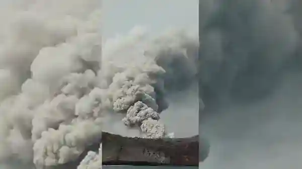 Abu Anak Krakatau Menjangkau Sebesi, Nelayan Memilih Kembali ke Darat